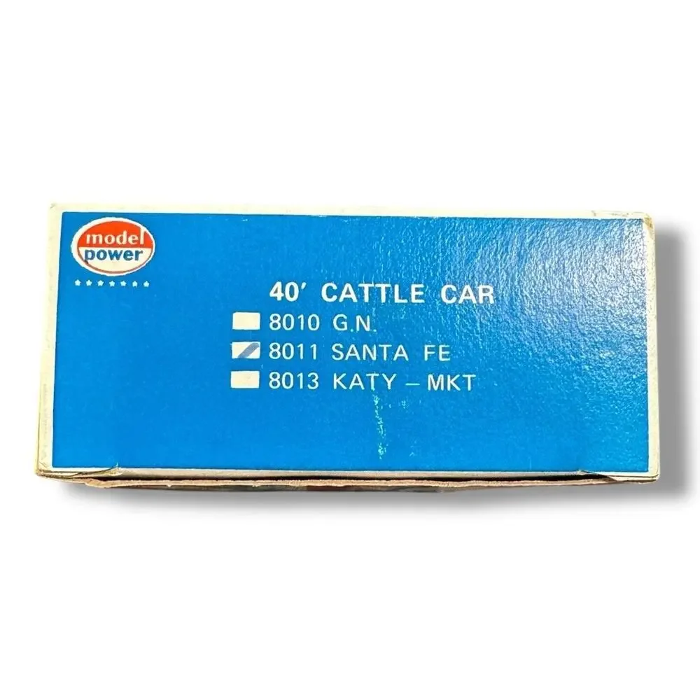 Model Power Santa Fe Blue Boxcar